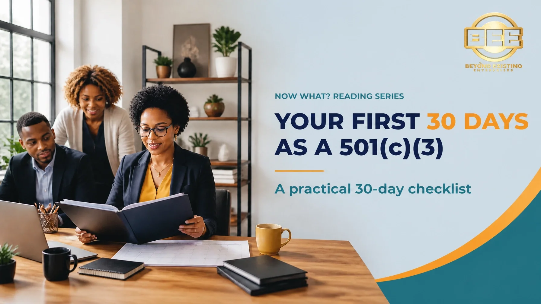 Your First 30 Days as a 501(c)(3)