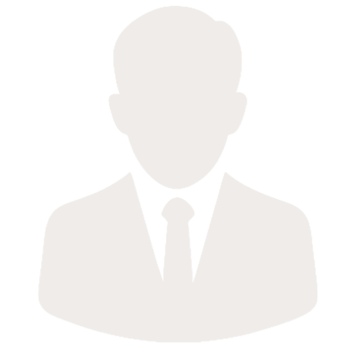 Silhouette of a person in a suit and tie.