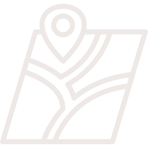Icon of a map with a location pin marker.