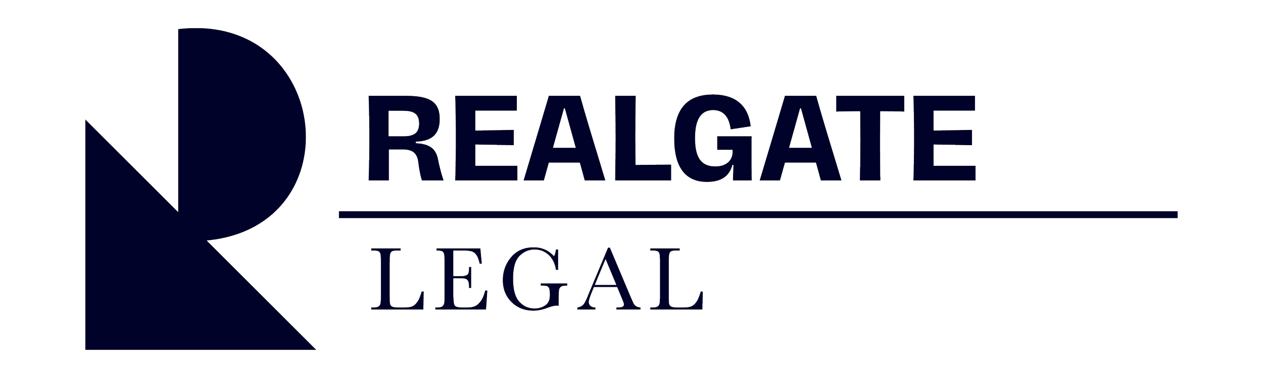 Realtor logo with a house icon and the text 'REAlGATE LEGAL'