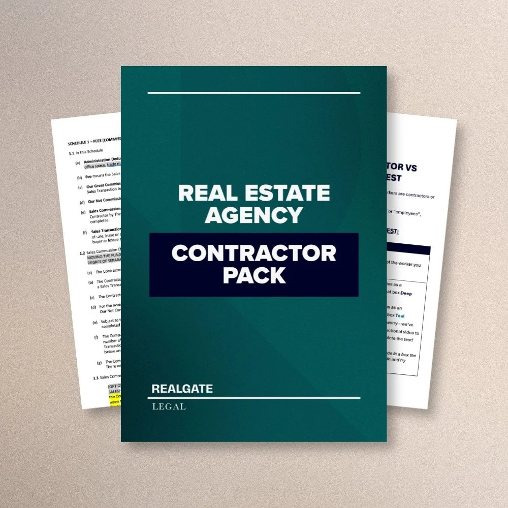 Real Estate Agency Contractor Pack