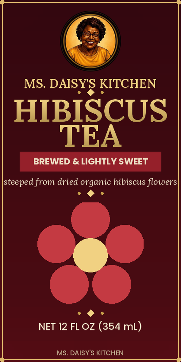 Ms . Daisy’s Organic Hibiscus Tea with Natural Lemonade