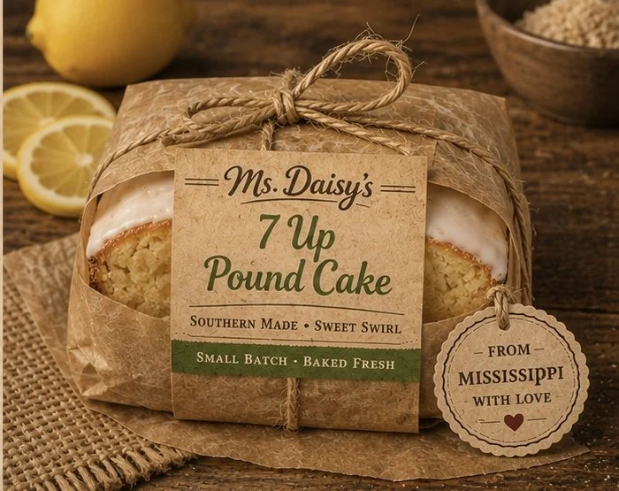 Ms. Daisy's Southern 7 Up Pound Cake