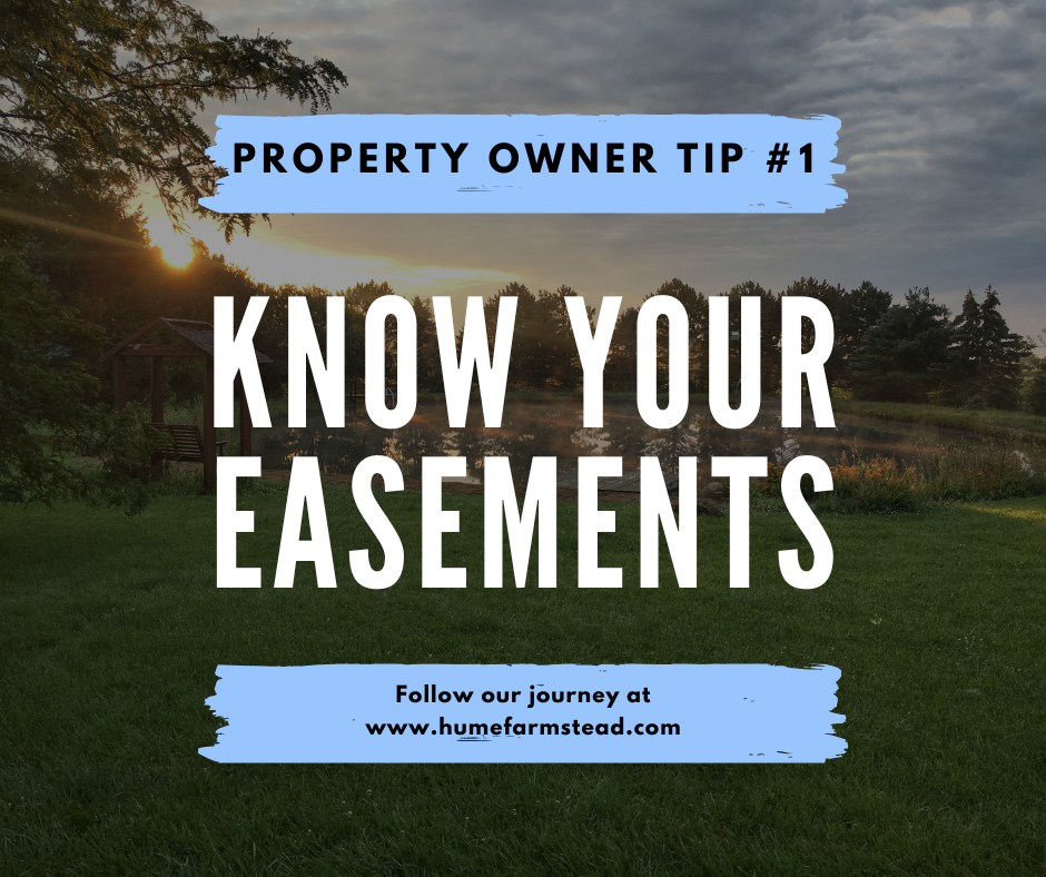 Tip #1: Know Your EASEMENTS