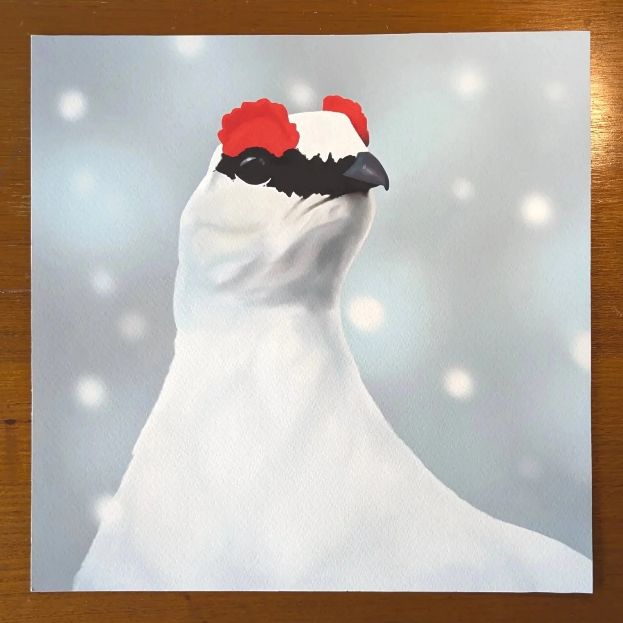 Rock Ptarmigan Print (Square)