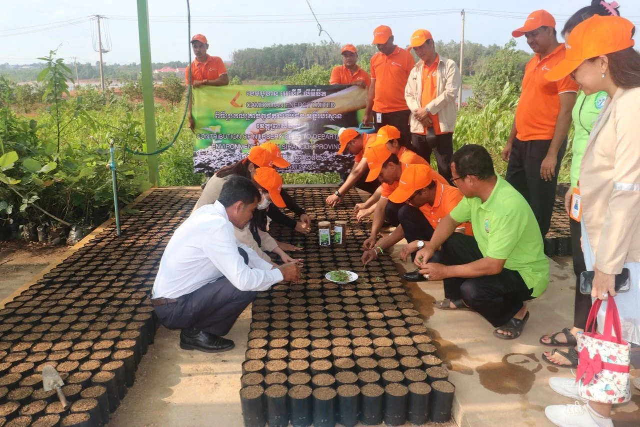 Plant Seed Contribution&nbsp;at&nbsp;Kbal Chhay Nursery
