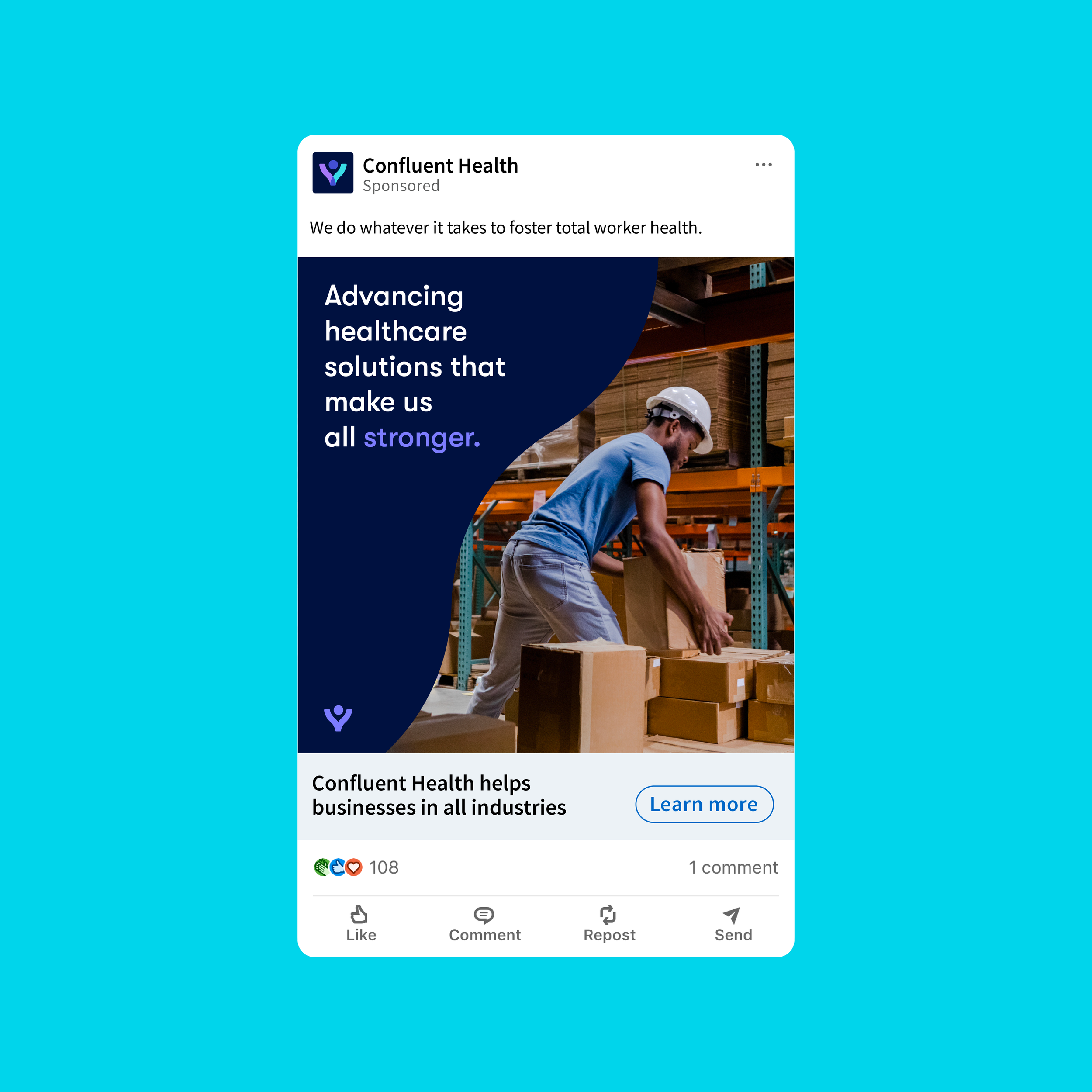 LinkedIn sponsored post