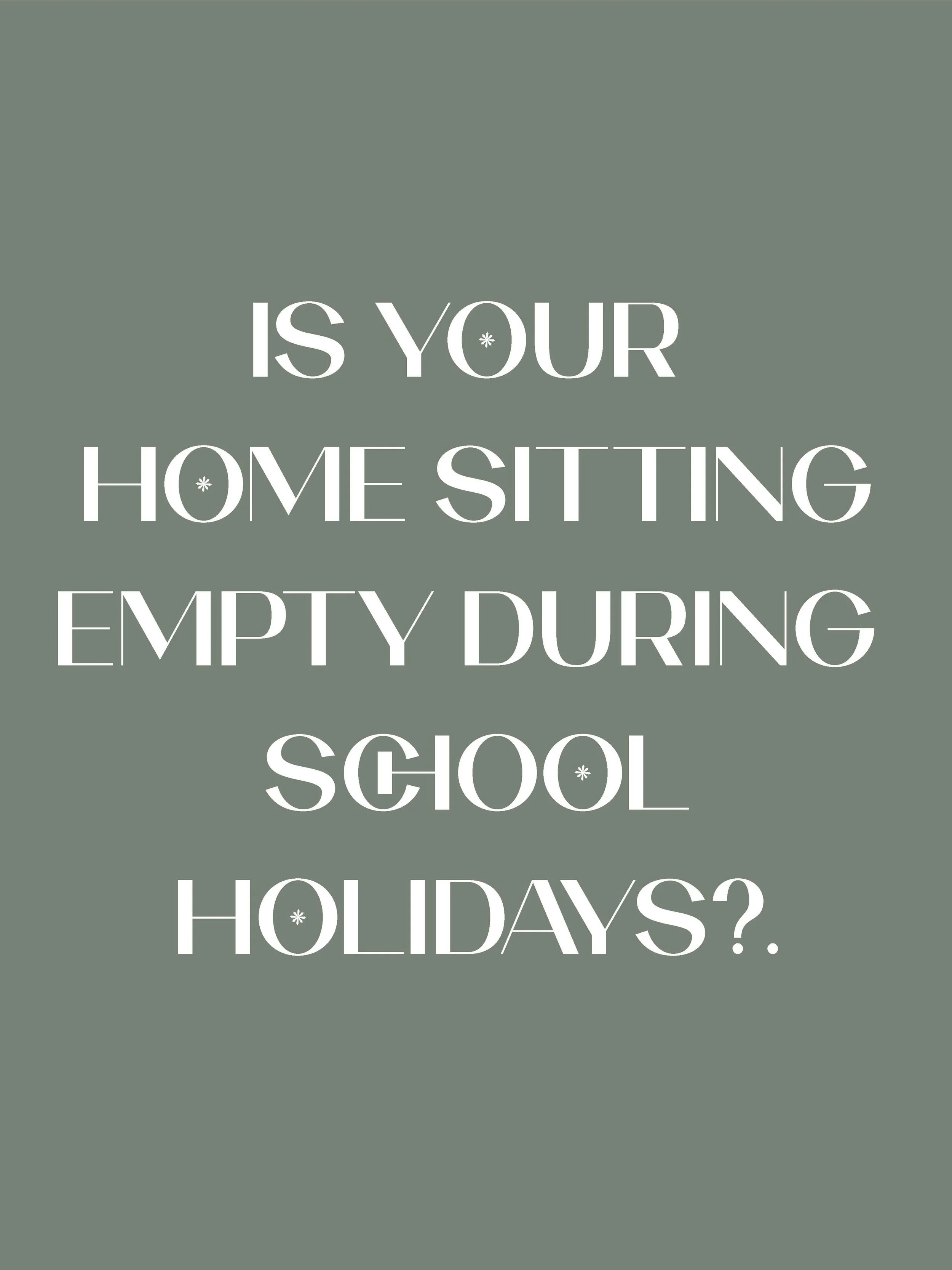 Your home is sitting empty these school holidays while another family is out there searching for somewhere to stay. 🏡

That doesn&rsquo;t have to cost you ~ it can pay for your time away.

We&rsquo;ve been listing our home on Airbnb for 10 years. Th