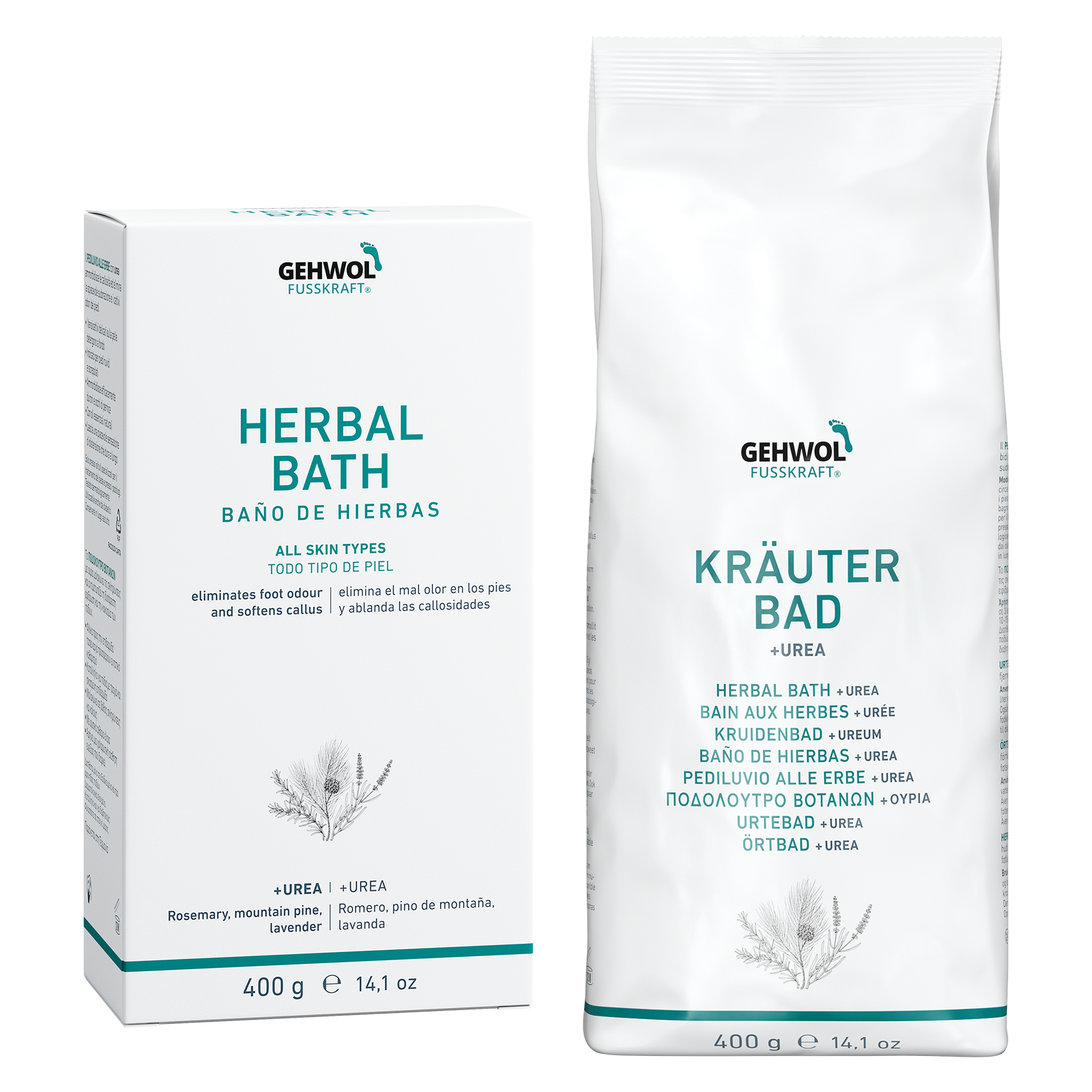 Gehwol Fusskraft Herbal Bath, 400 gram