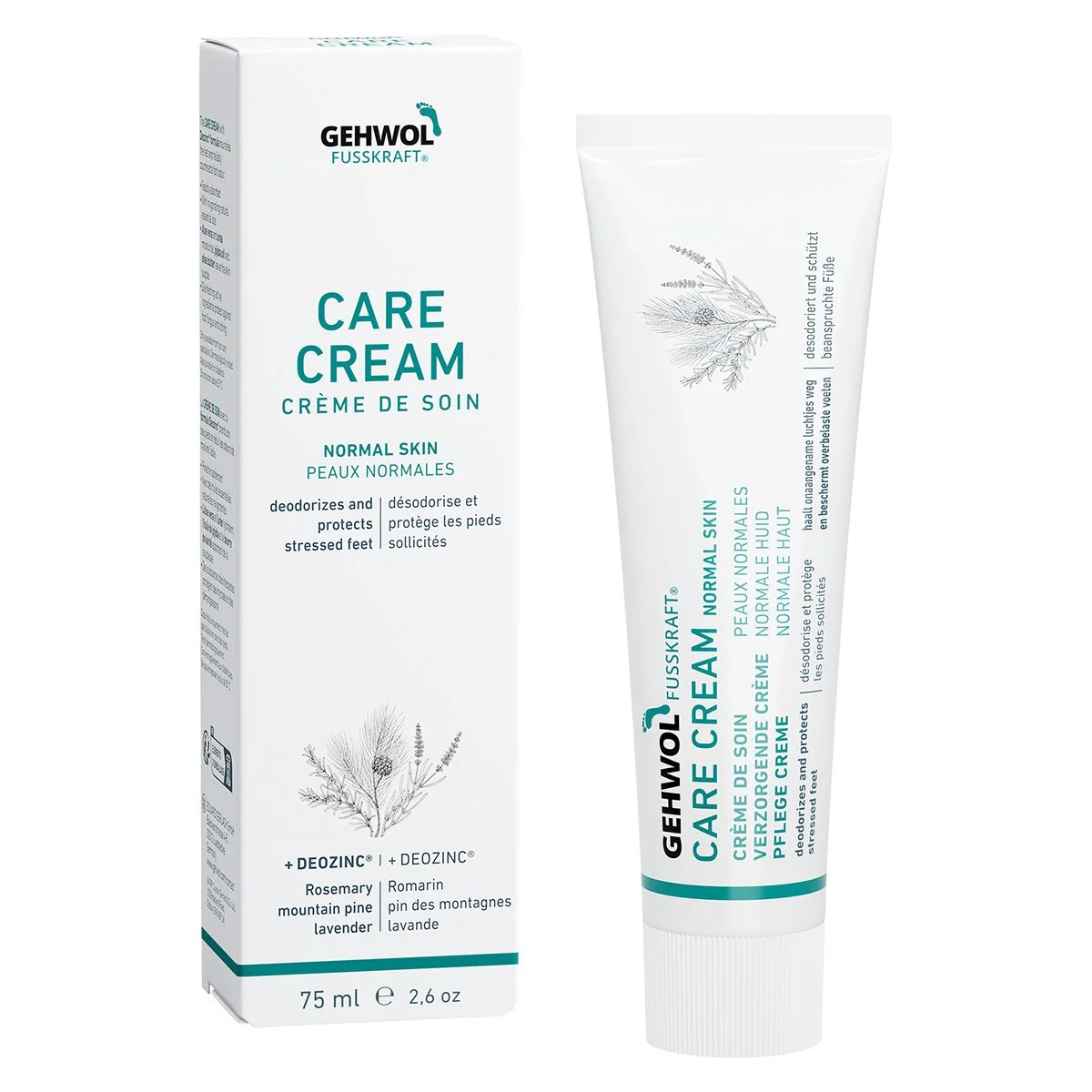 Gehwol Fusskraft Care Cream Green, 75 ml