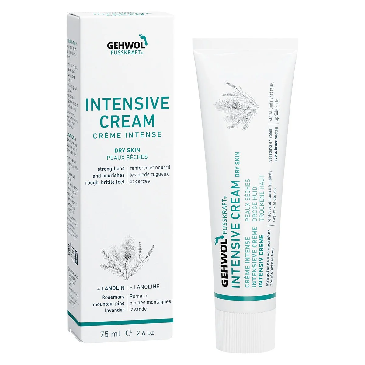 Gehwol Fusskraft Intensive Cream Blue, 75 ml