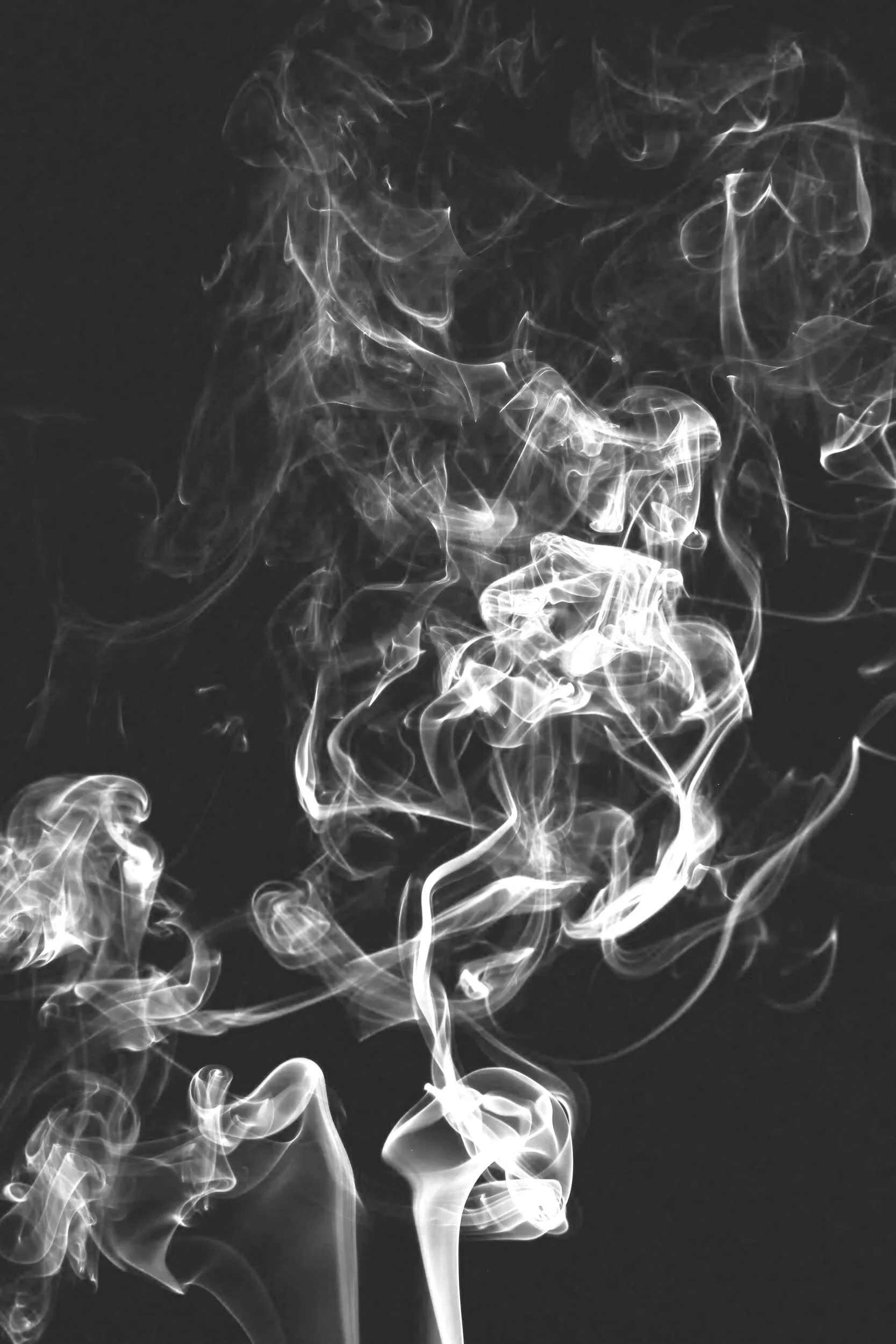 Rising candle smoke symbolizing transformation, release, and the completion of the Ignis Knosis Four Flame Initiation.