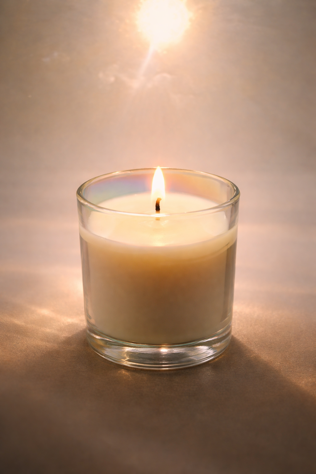 Handcrafted Ignis Knosis luxury fragrance candle radiating warmth, light, and contemplation through the Four Flame Initiation.