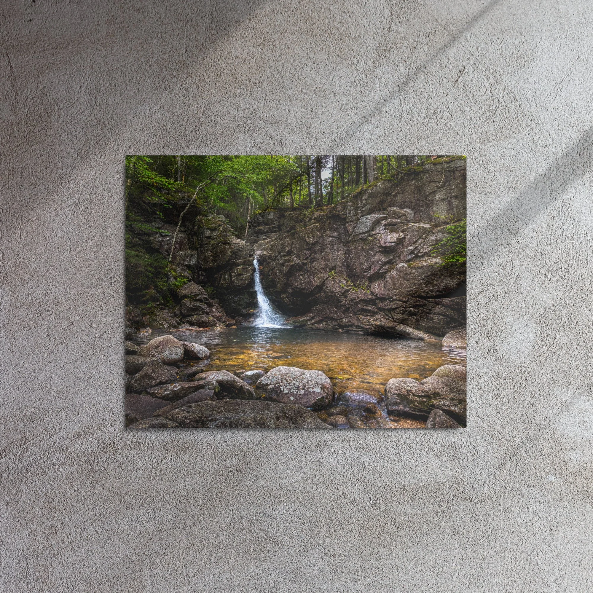 "Cascades of Lonesome Lake" (Metal)