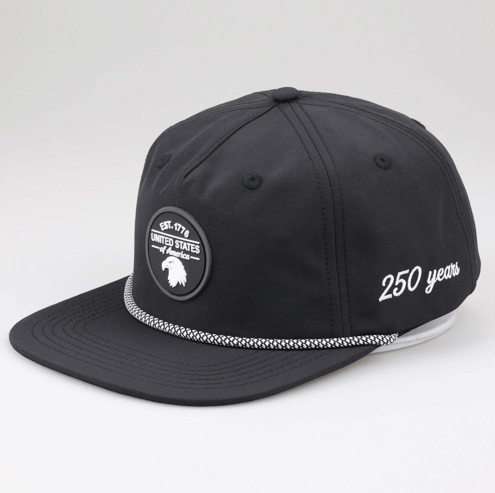 Liberty 250 Nylon Snapback, Black