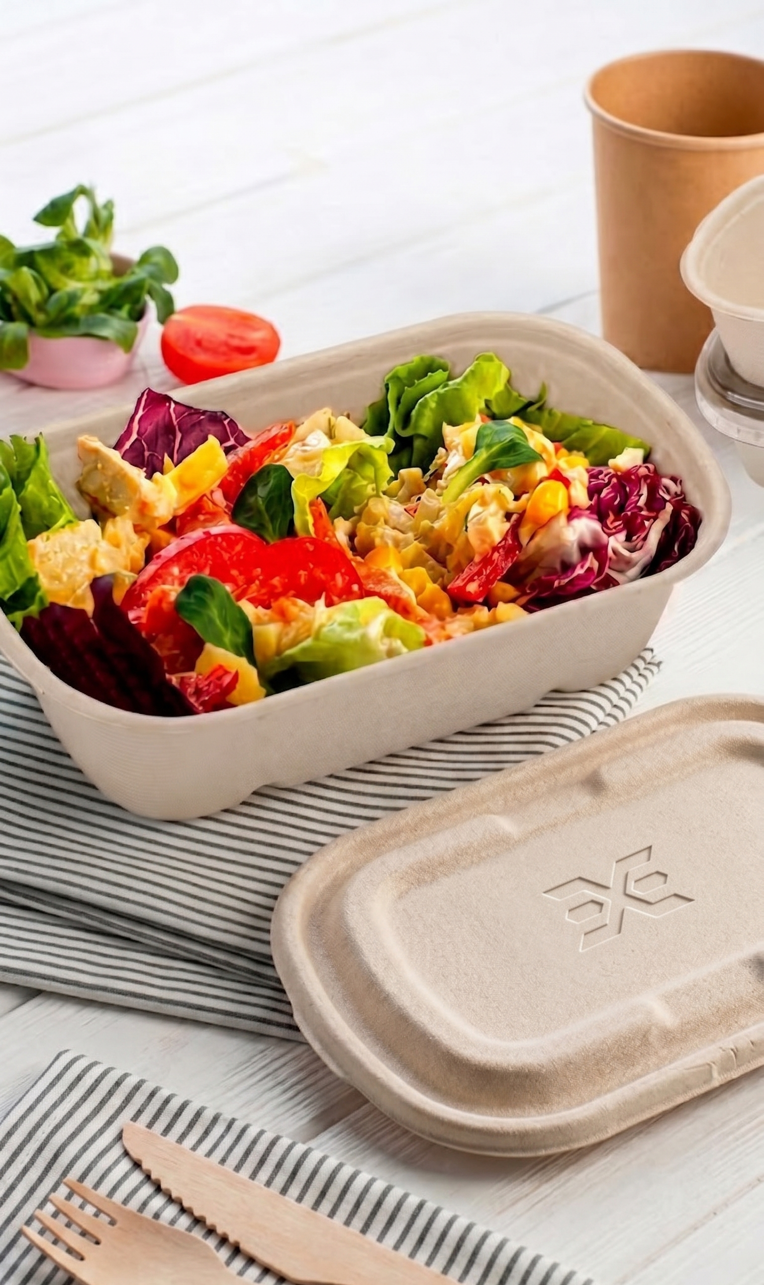 Eco-Friendly No Leak Meal Preparation Containers