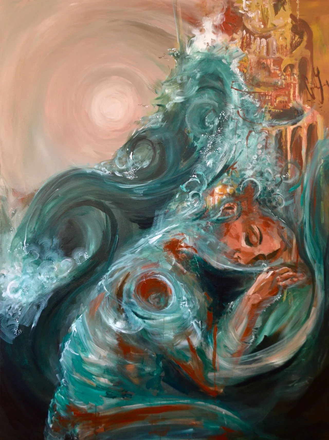 Babel, 2026. Exhibited at the United Nations as a part of a Talanoa style diplomatic dialogue I organized at COP30 of the UNFCCC, in which we discussed international climate justice through the lens of artistry.