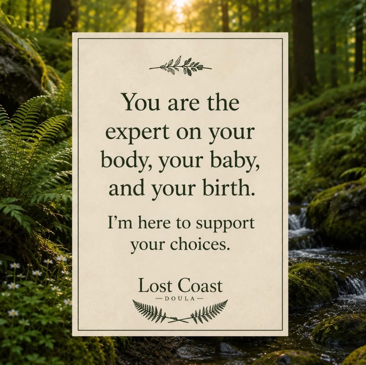You are the expert on your body, your baby, and your birth. 🌿

My role as a doula is not to make decisions for you. It is to help you feel informed, supported, and confident as you make the choices that feel right for your family💕

Birth support sh