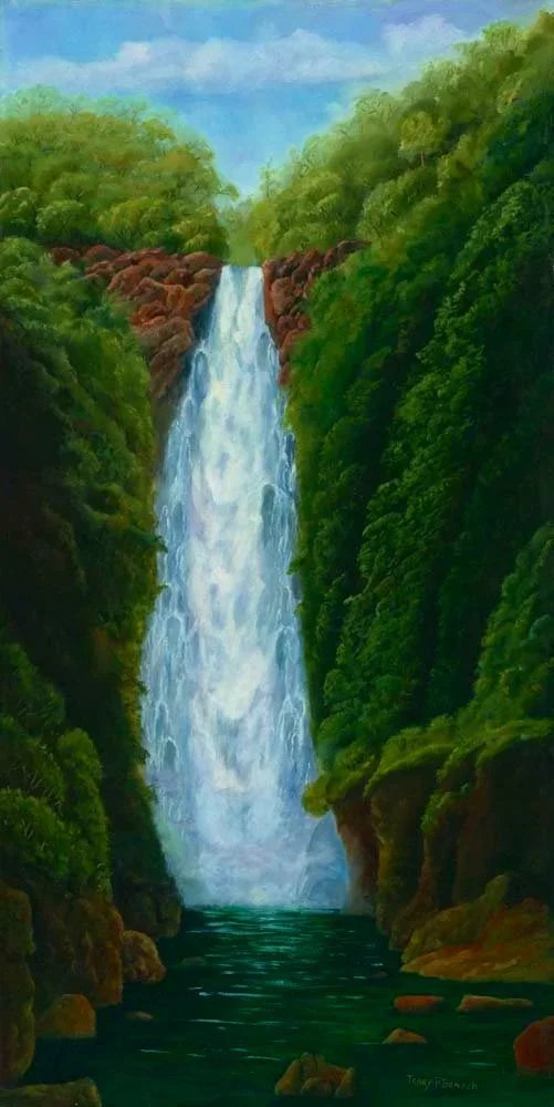 Secret Sanctuary Oil on Canvas 18X36