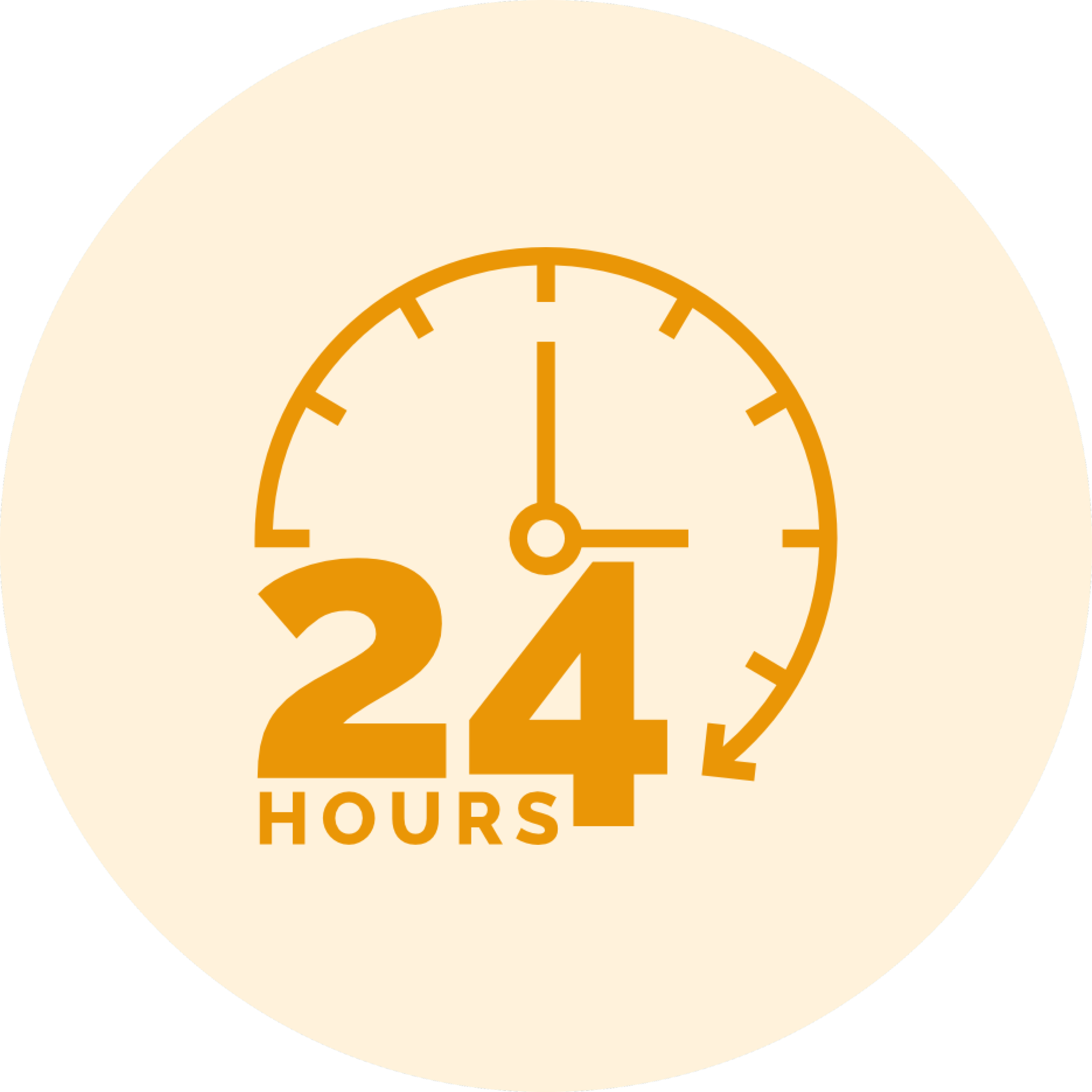 Close-up of a sign indicating the hours of operation for a business.