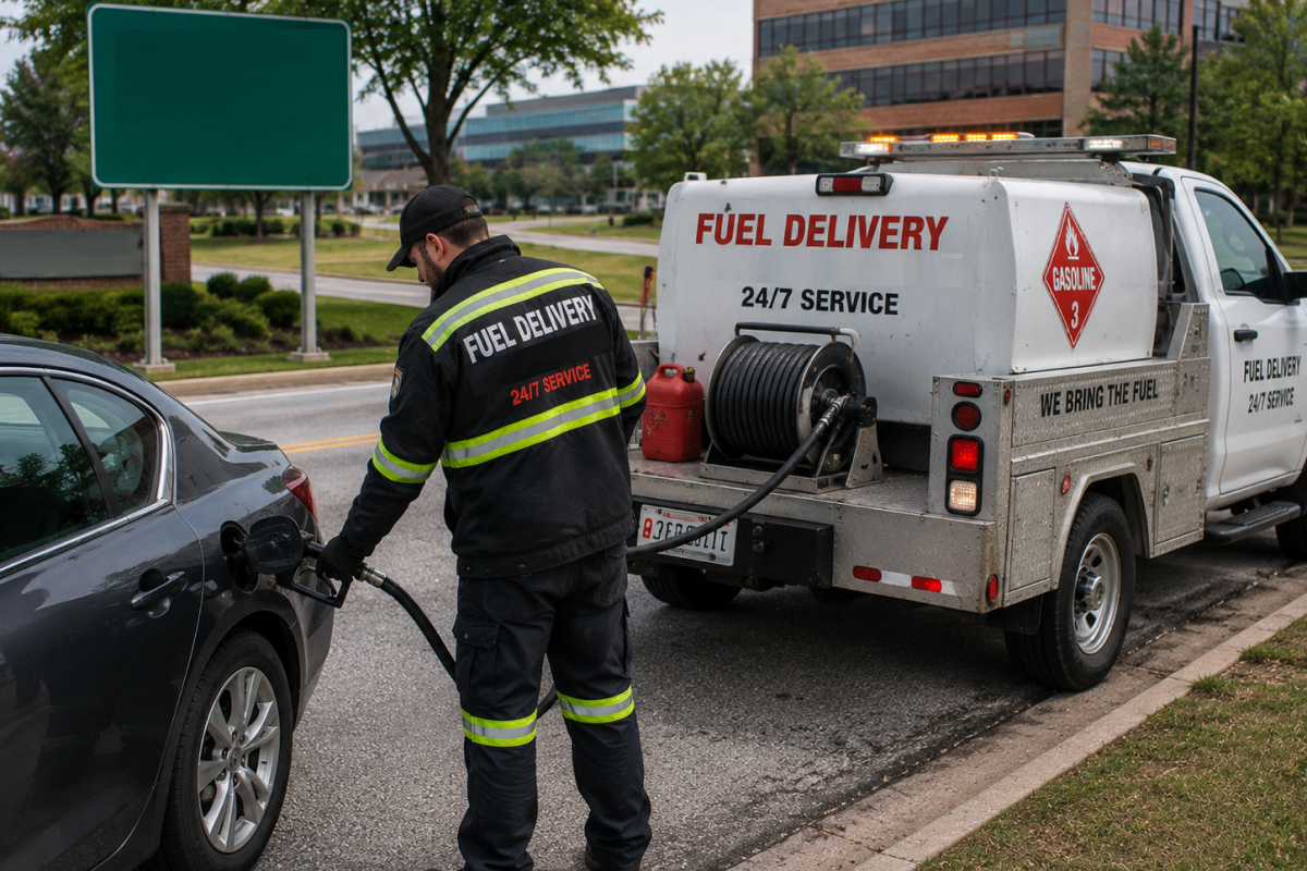 Understanding the Process of Emergency Fuel Delivery Services