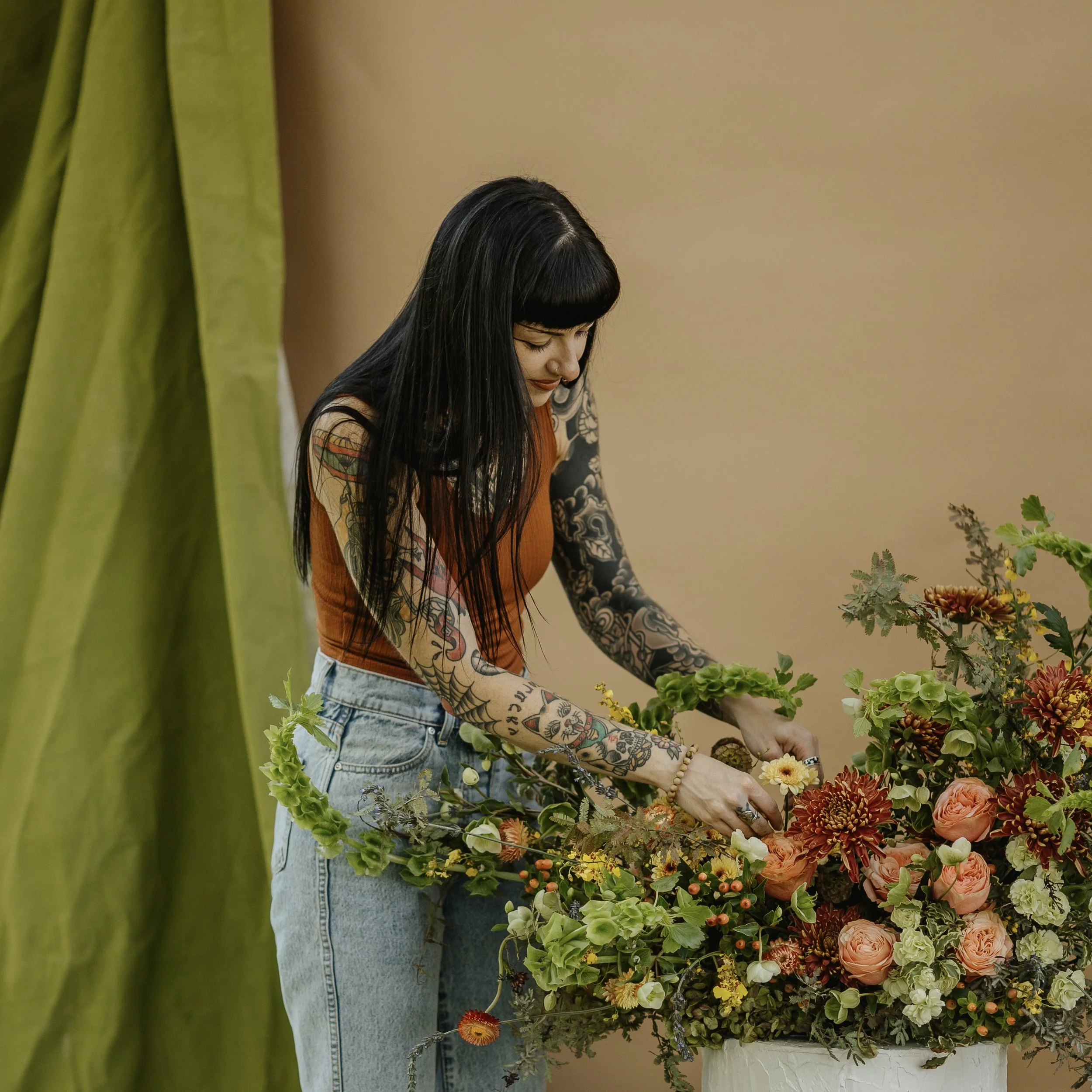 Your Local Flower Babe Mother's Day shoot arrangement.