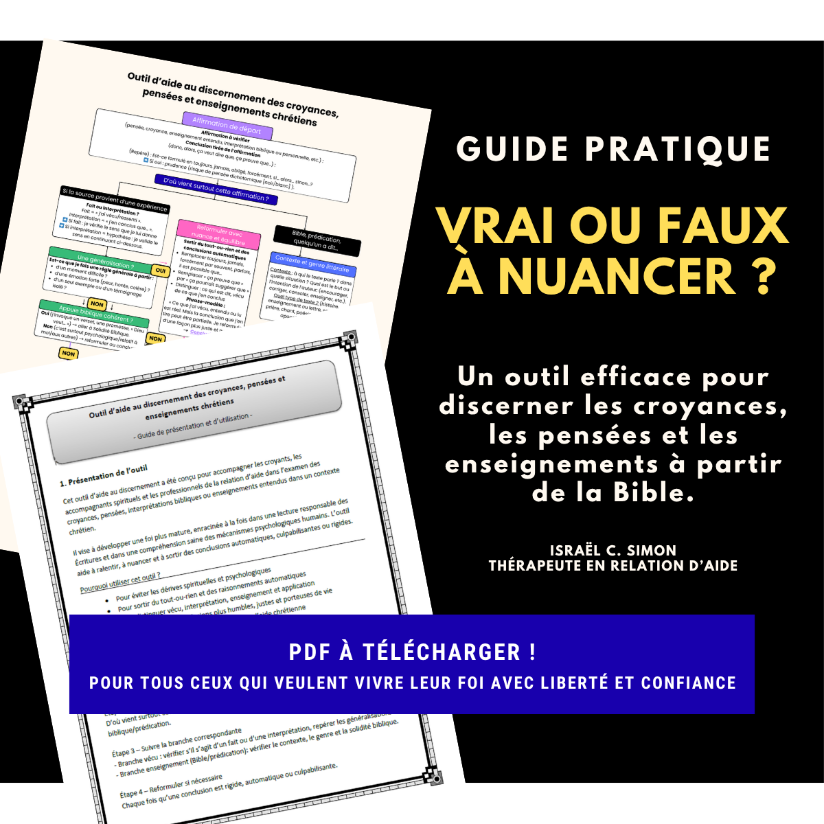 Outil d'aide au discernement avec organigramme