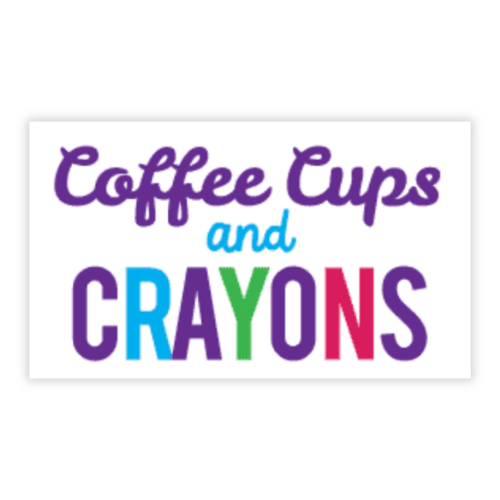 "Coffee Cups and Crayons" logo