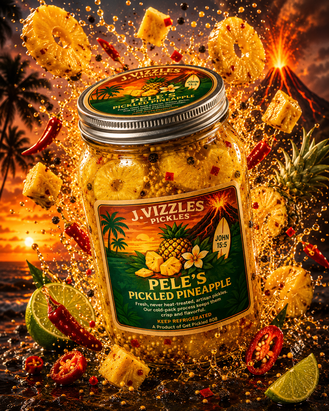 Pele’s Pickled Pineapple