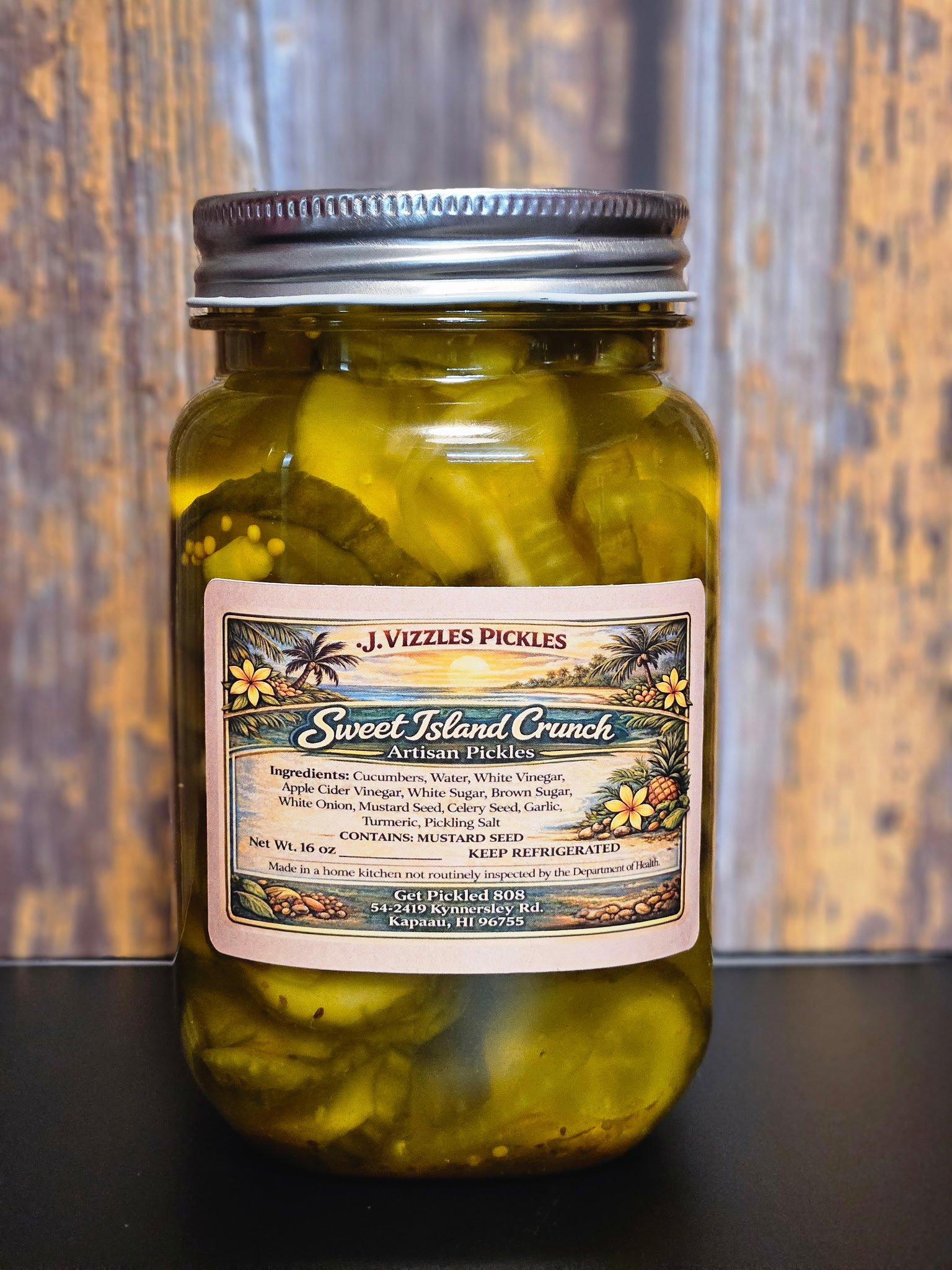 Sweet Island Crunch Pickles