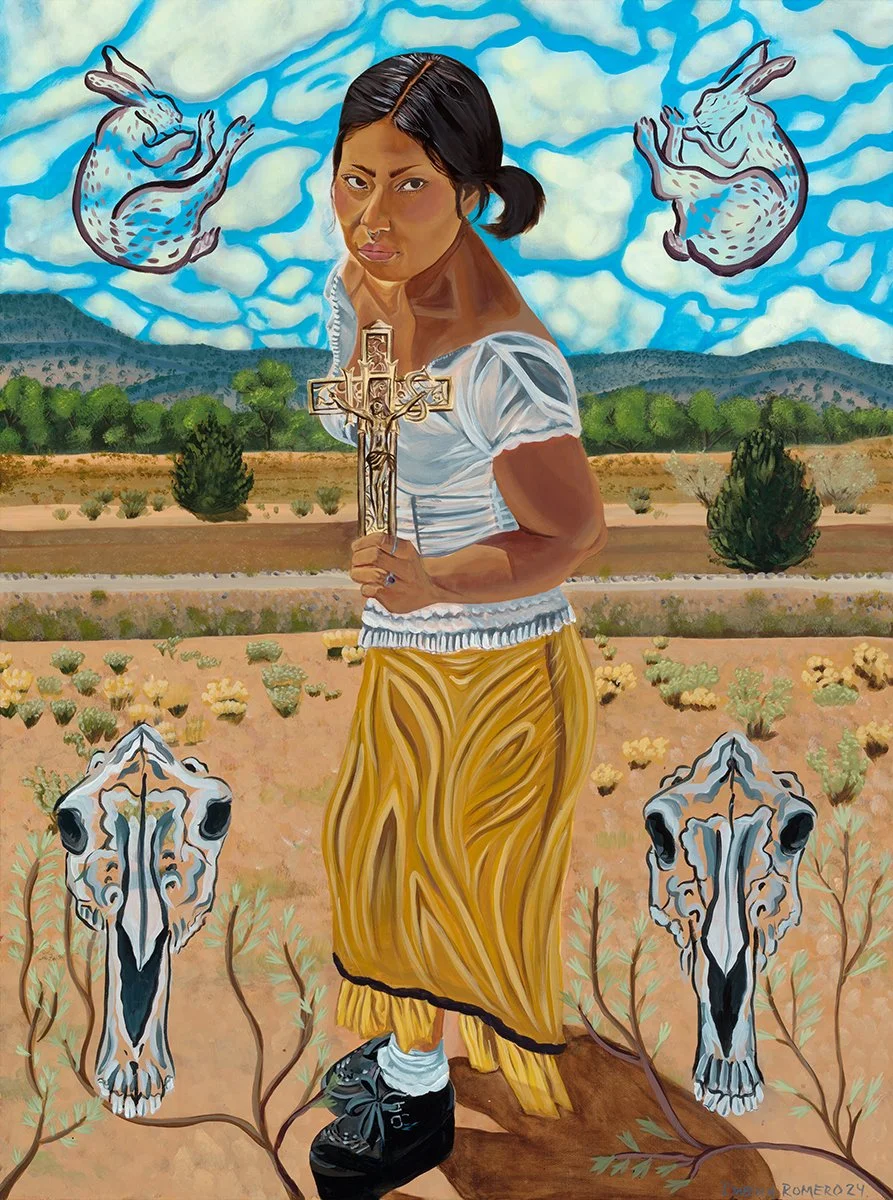 Protection, 2024, 36" x 48", acrylic on canvas