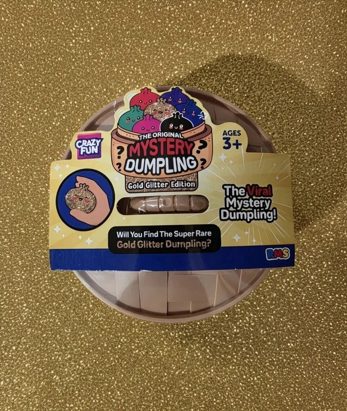 RMS® Crazy Fun™ - Mystery Dumpling: Gold Glitter Edition