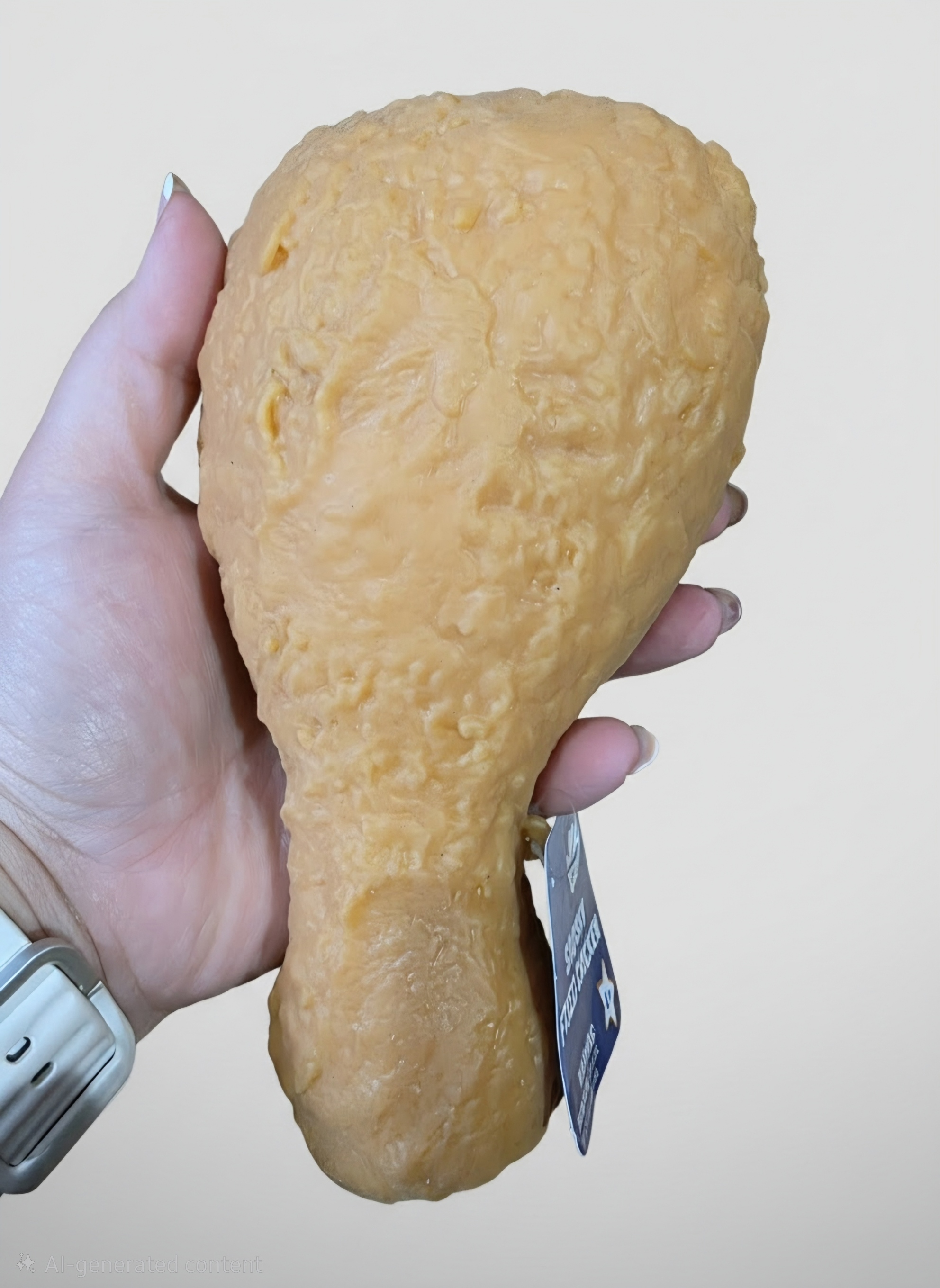 Giant Toymendous Squishy Fried Chicken Drumstick – Jumbo Slow-Rising Sensory Stress Toy