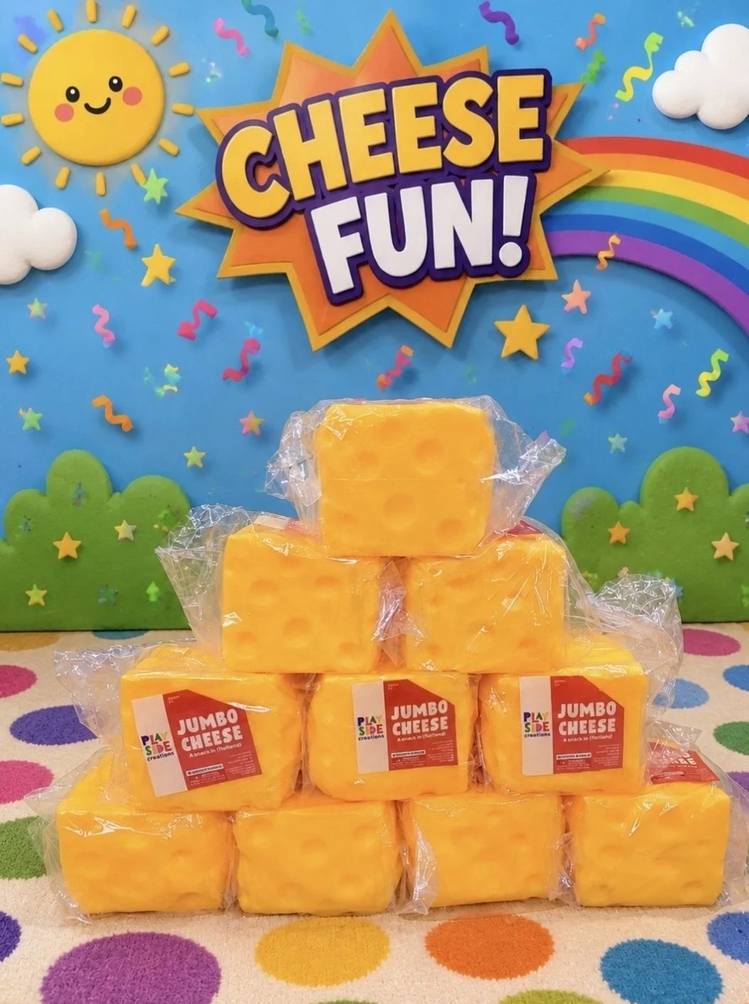 Jumbo Squishy Cheese