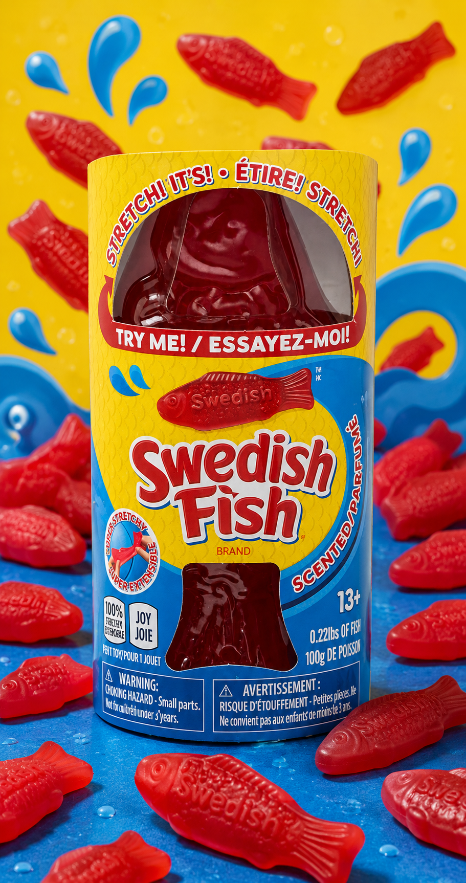 Scented Swedish Fish Squishy Toy