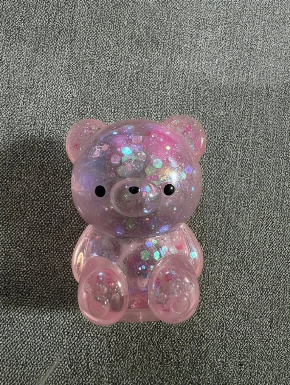 Glittery Bear Squishy Toy