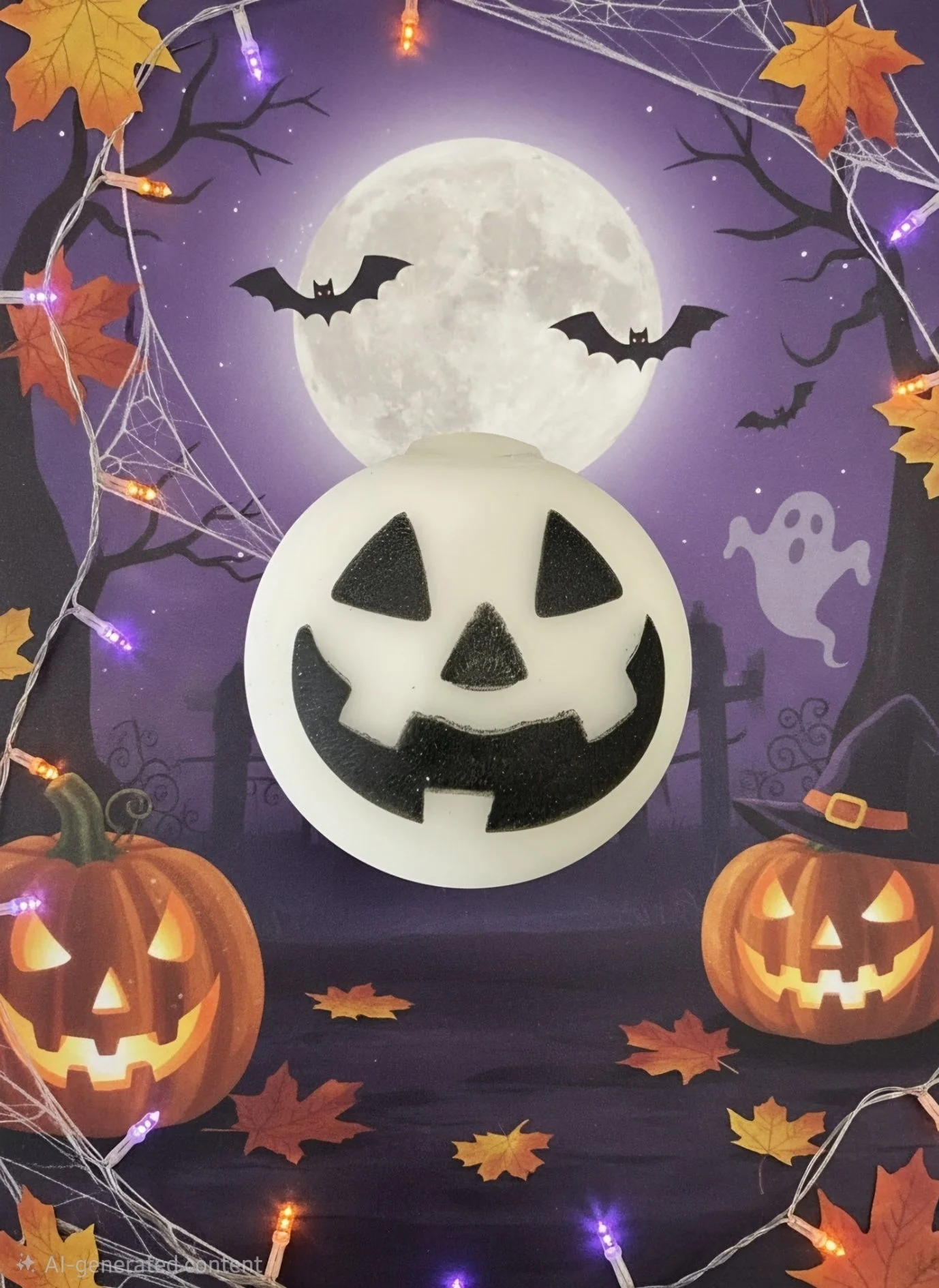 Glow-in-the-Dark Pumpkin Squishy