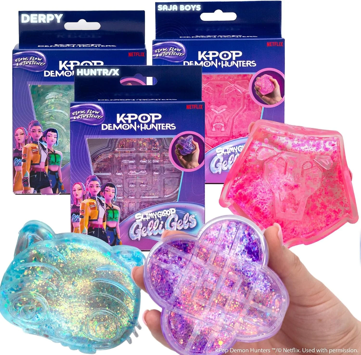 K-Pop Demon Hunters Slimygloop Gelli Gels