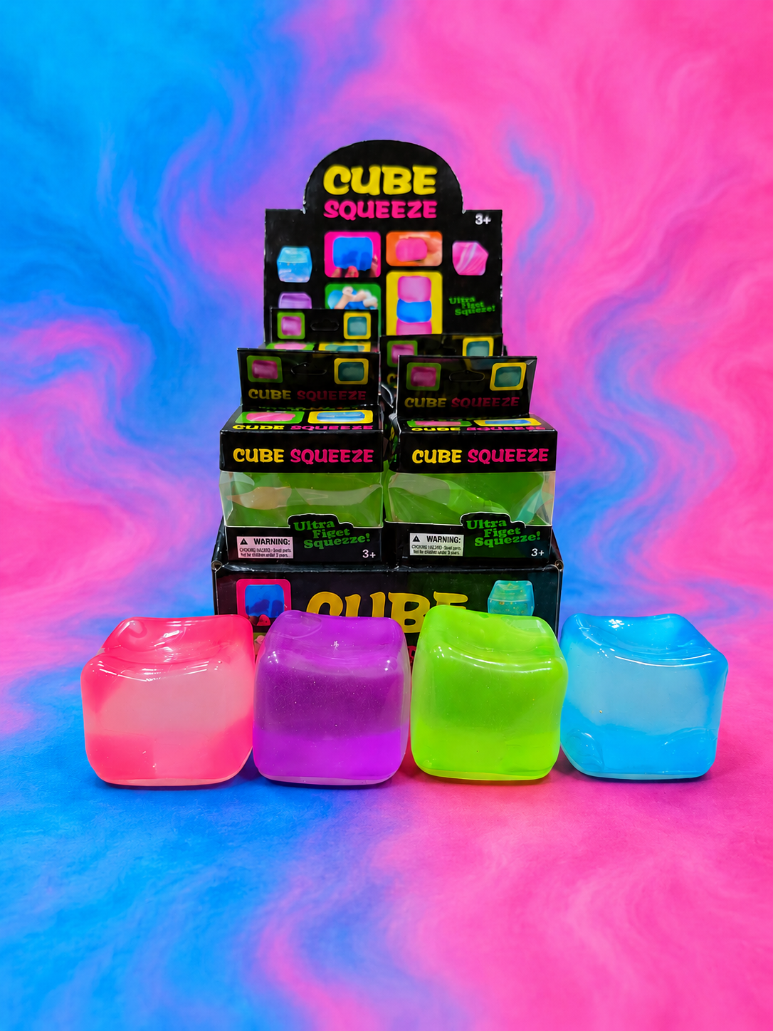 Squishy Colorful Cubes