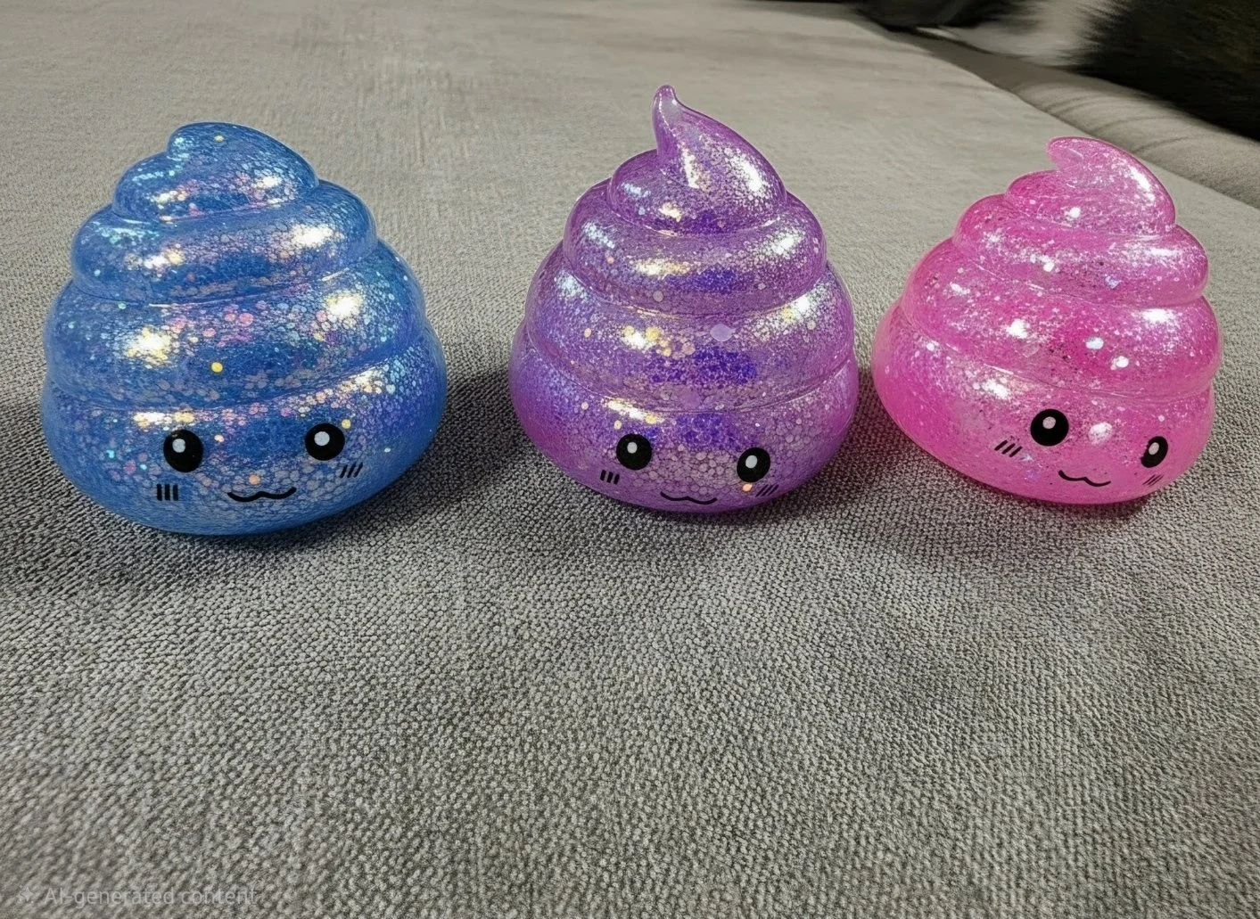 Squishy Glitter Poop