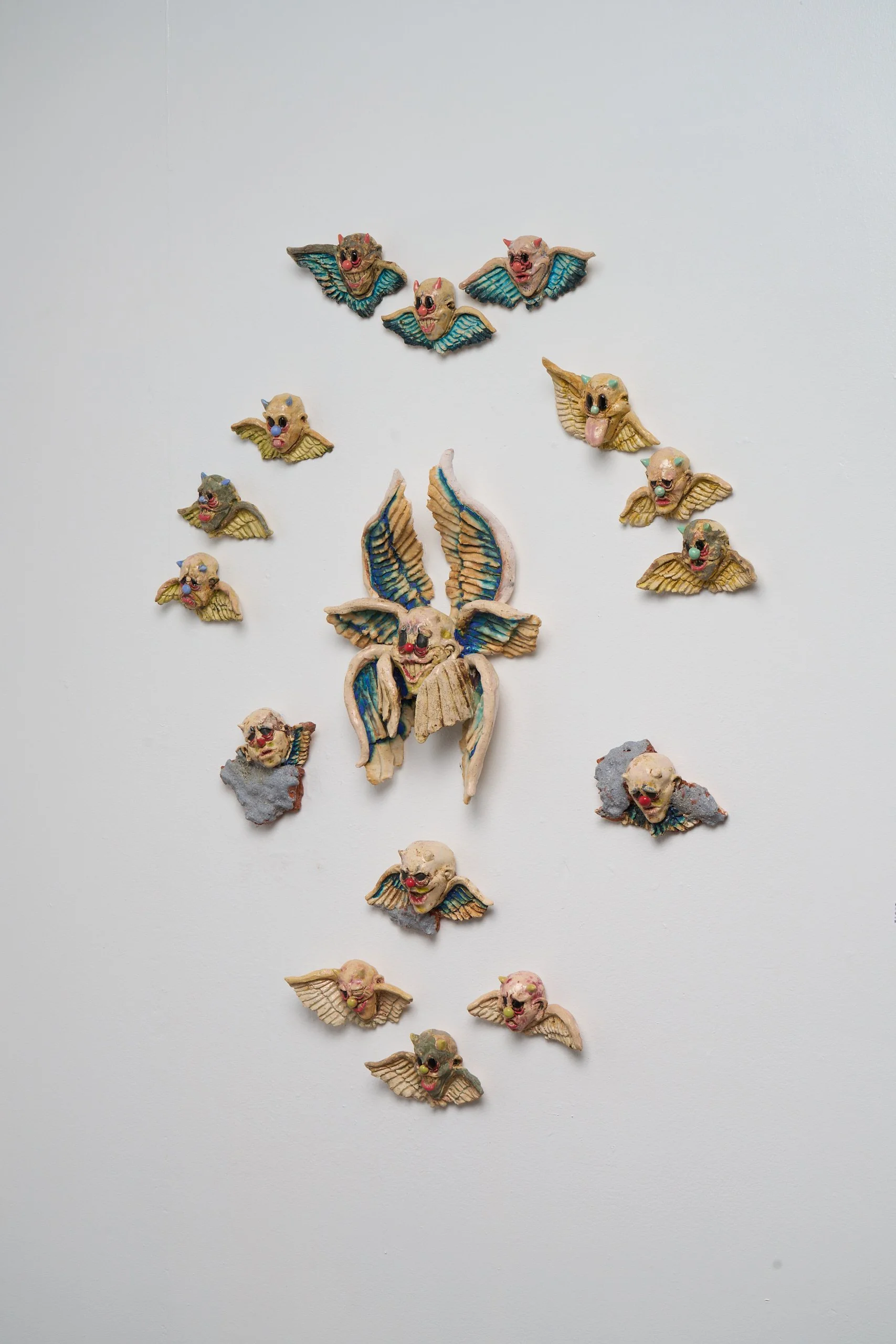 Clownrphim and Company. ceramic. 2025. Photo credit Andrew Castaneda 
