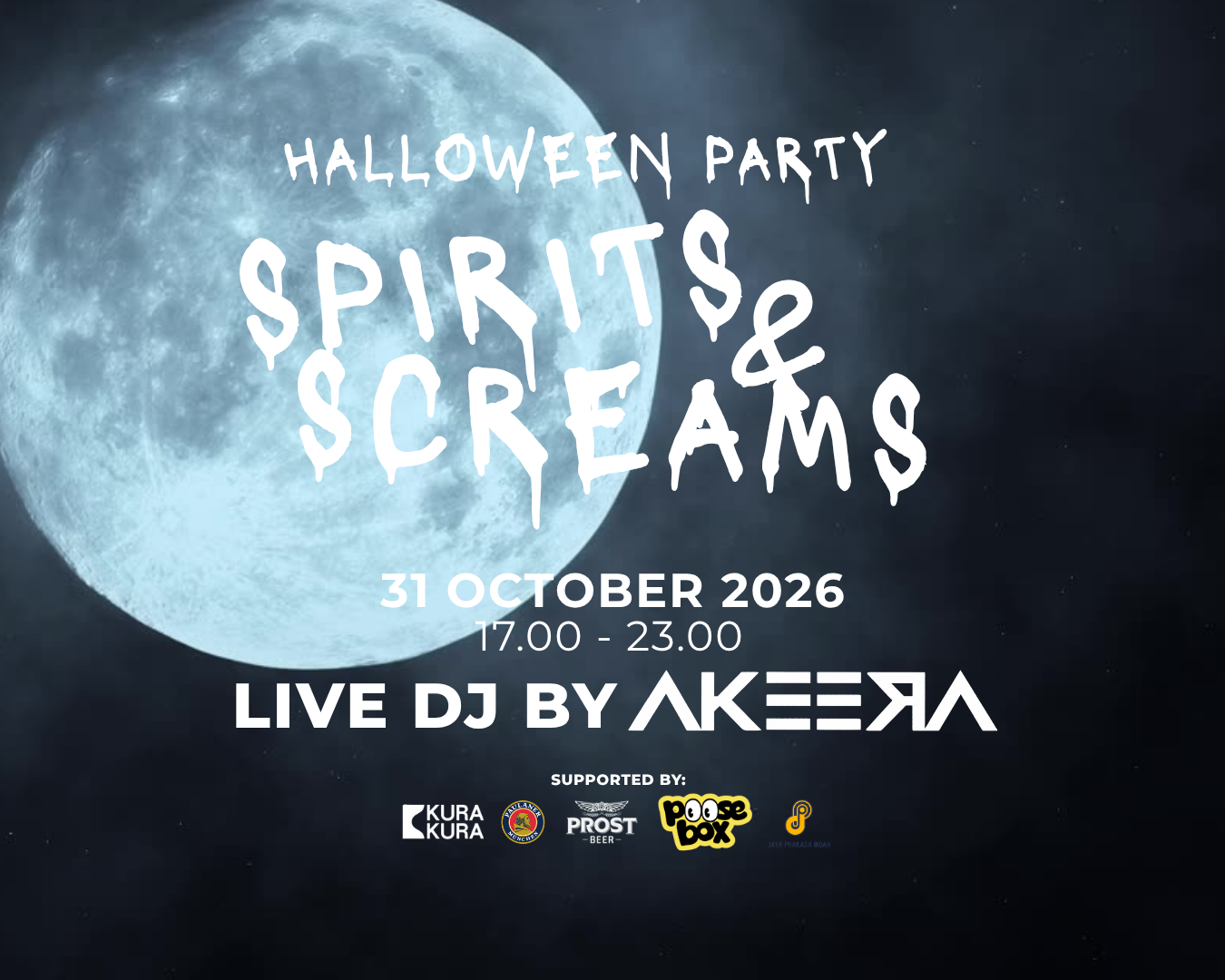 Spirits & Screams: Halloween Party 2026