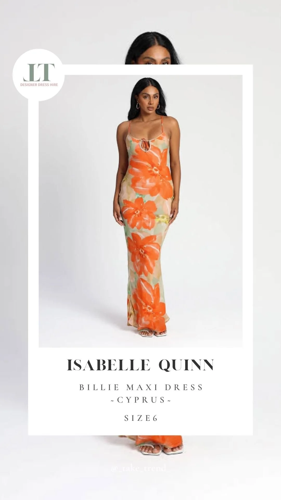 ISABELLE QUINN — Billie Maxi Dress — Cyprus
