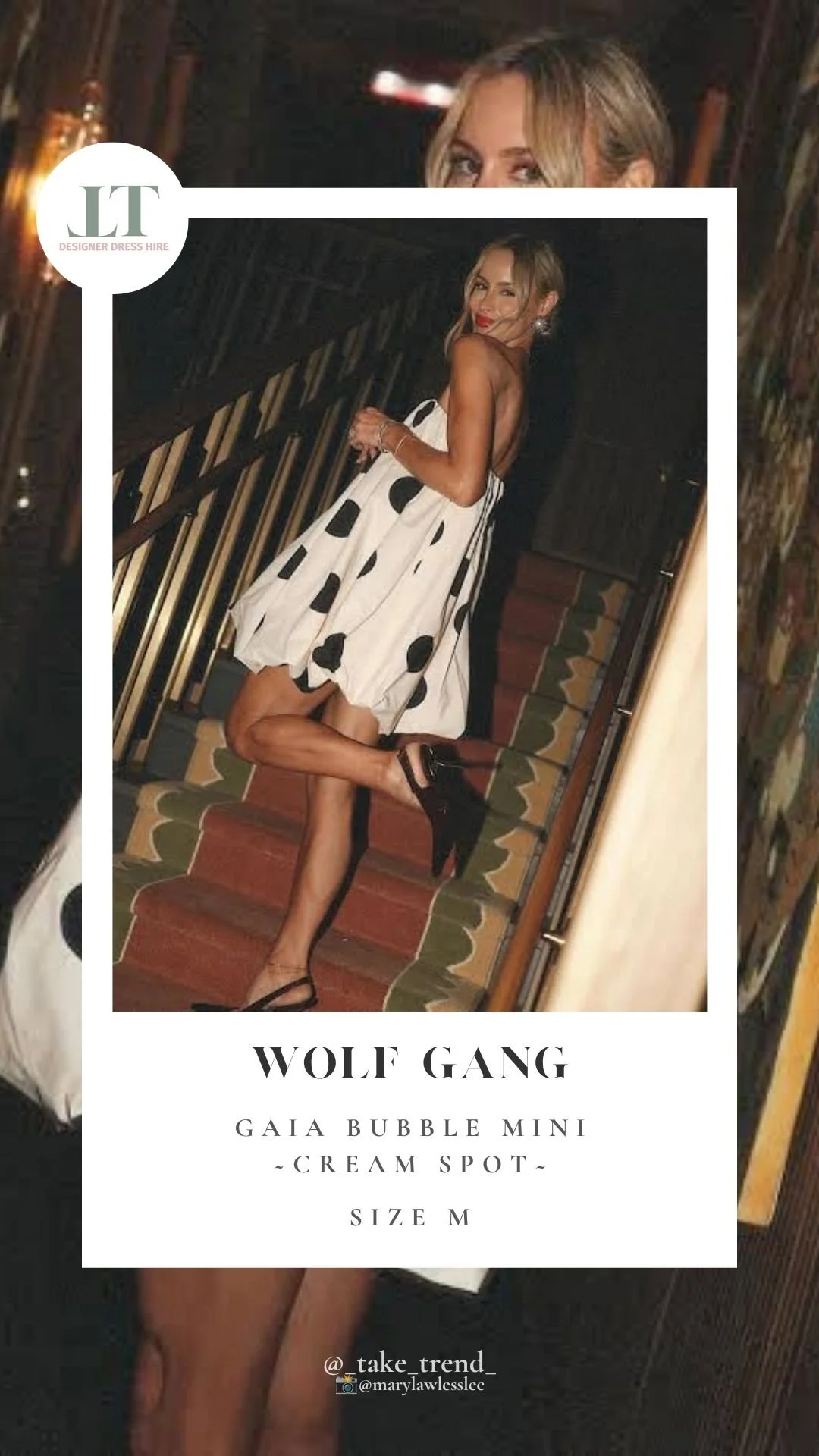 WOLF GANG — Gaia Bubble Mini — Cream Spot
