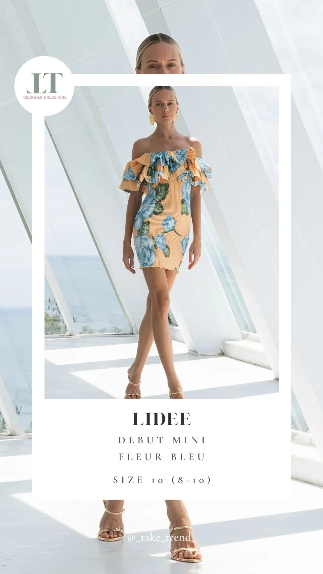 LIDEE — Debut Mini — Fleur Bleu