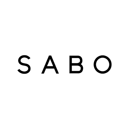 The word "SABO" in black capital letters on a white background.