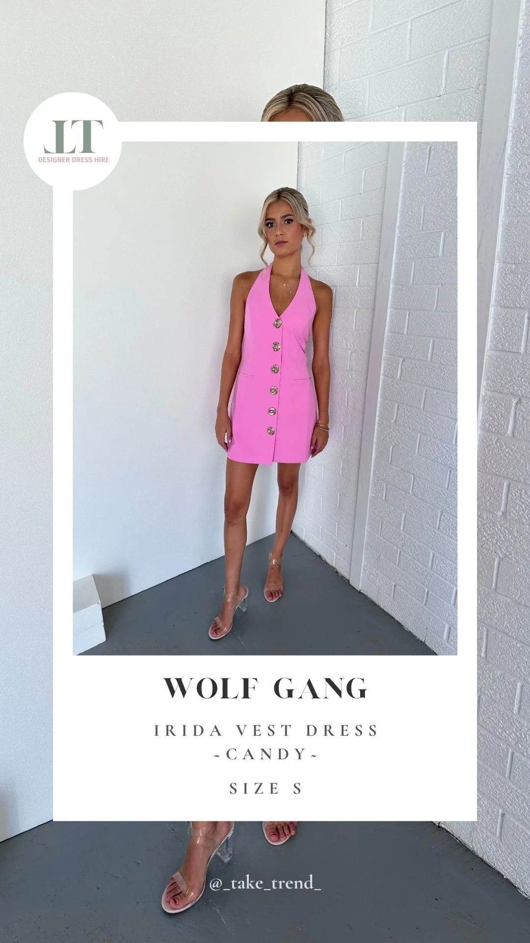 WOLF GANG — Irida Vest Dress — Candy