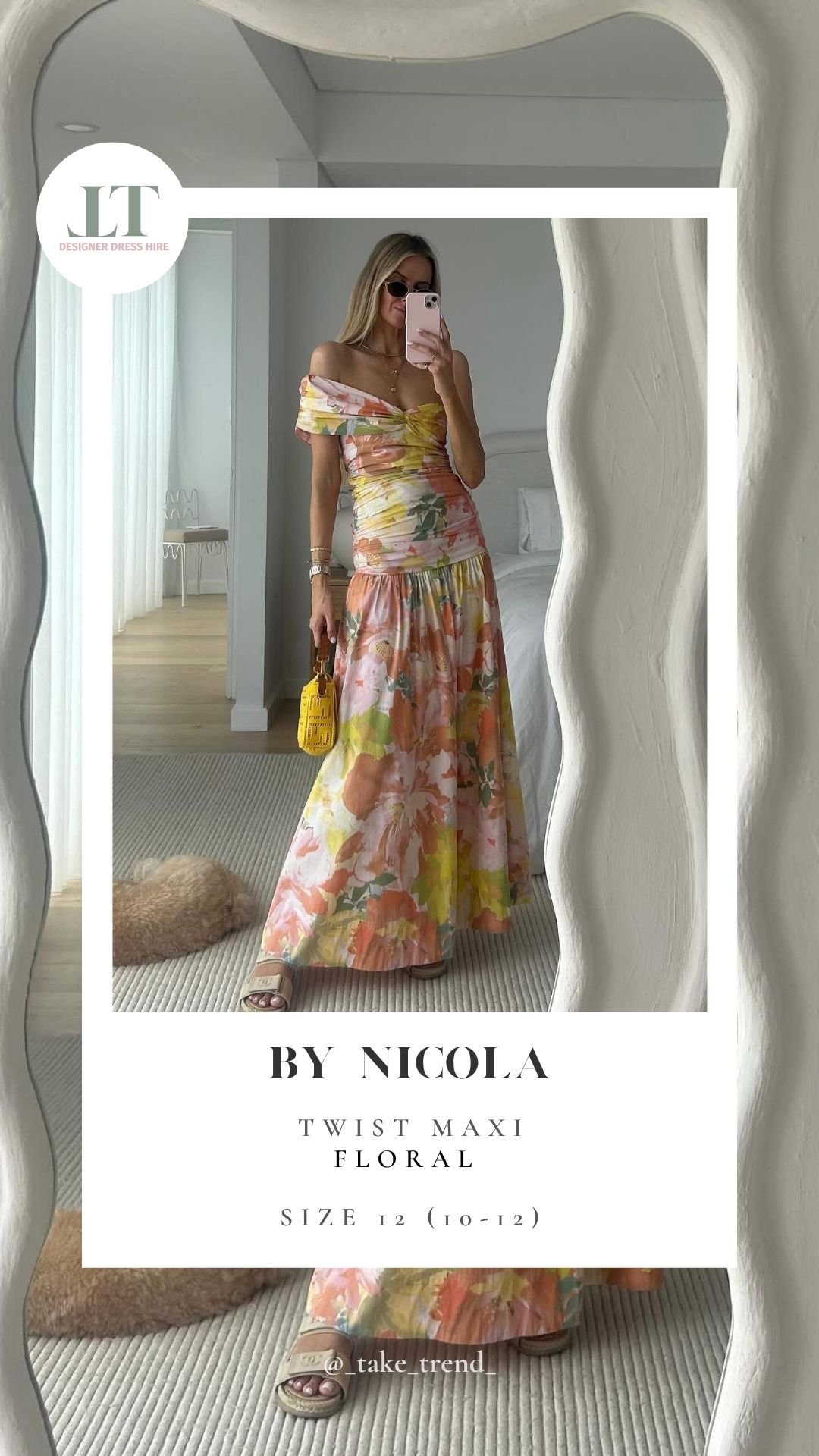 BY NICOLA — Twist Maxi — Floral