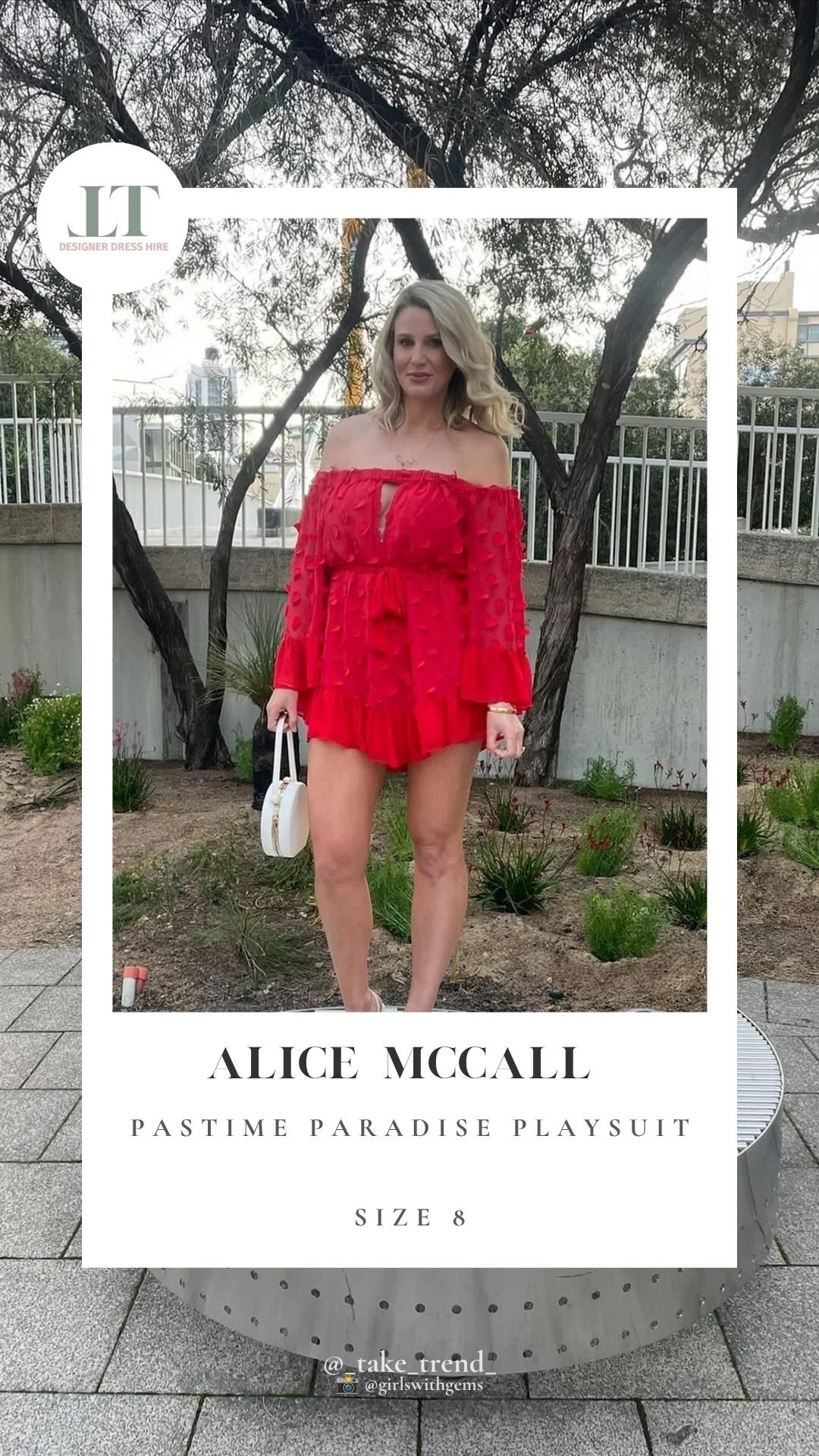 ALICE MCCALL — Pastime Paradise Playsuit