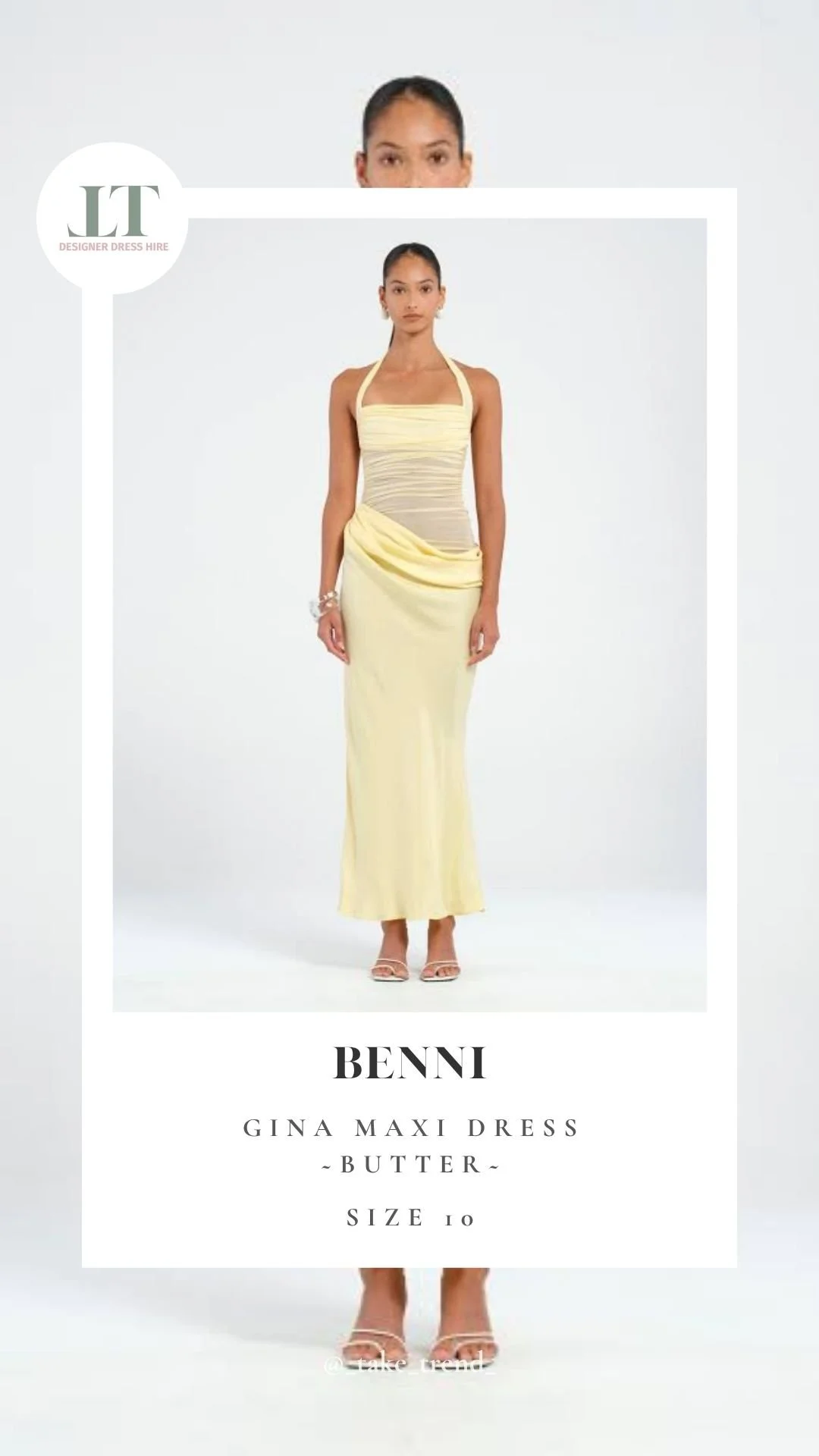 BENNI — Gina Maxi Dress — Butter